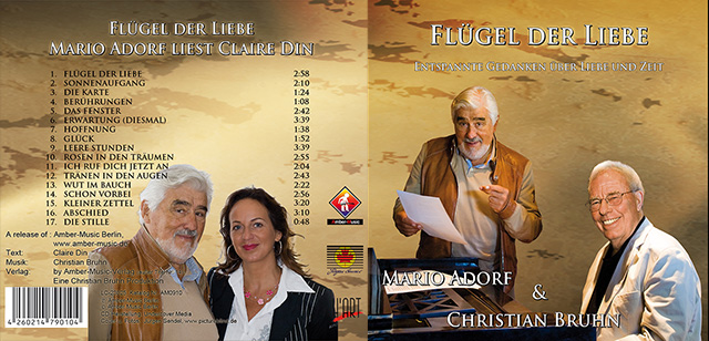 Front Booklet-Mario Adorf-Christian Bruhn_1200.jpg - 2. Auflage CD Cover Flügel der Liebe - Fotos und Bildbearbeitung: Jürgen Sendel